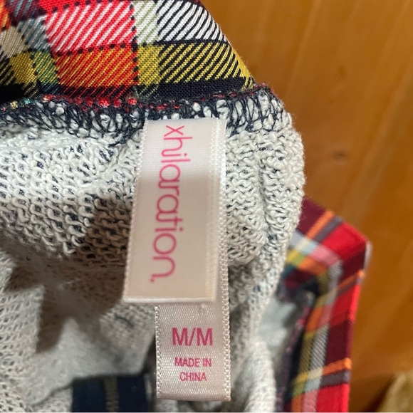 Plaid Trim Skirt - Picture 3 of 3